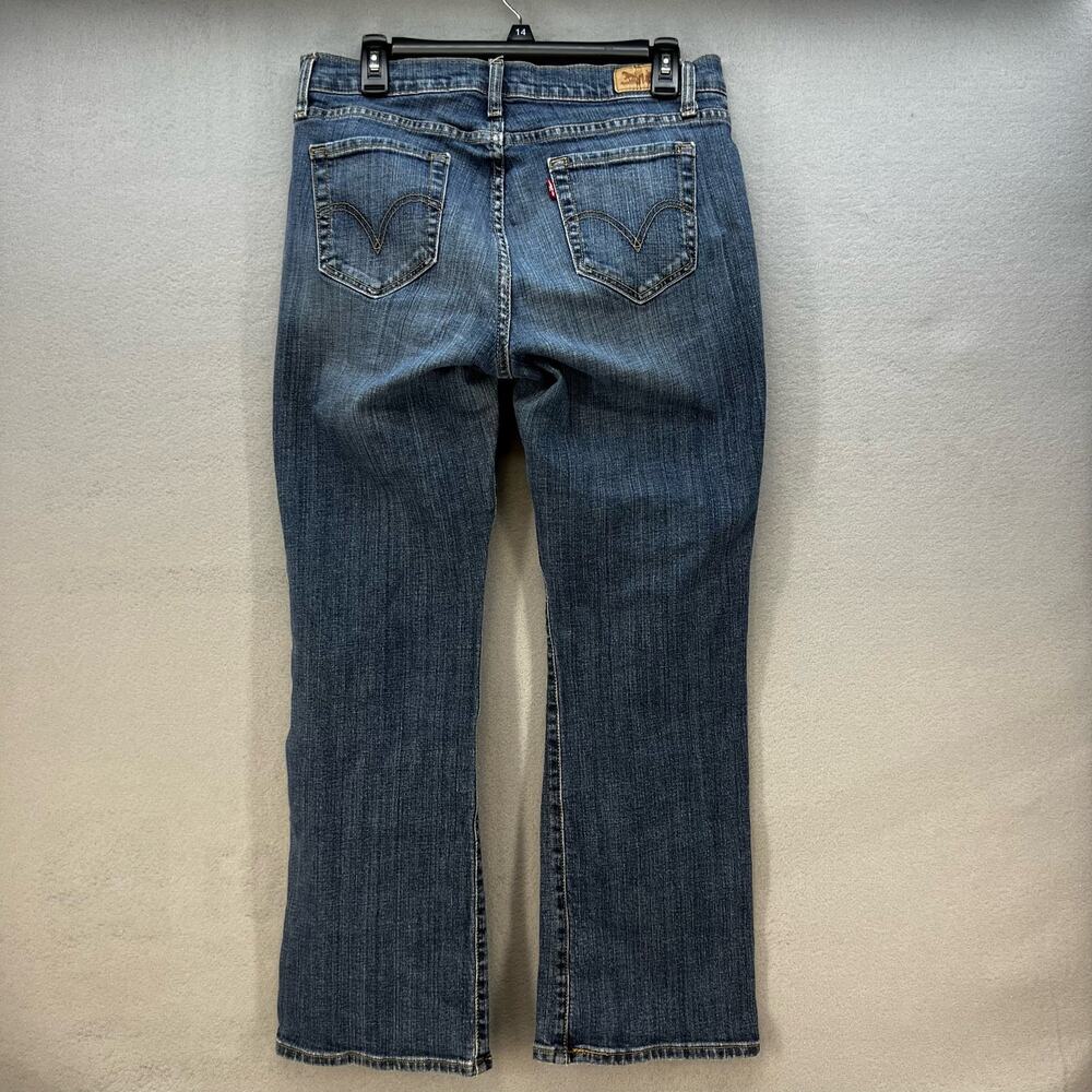 Levi's 529 Jeans Women's 31x30 (12) Blue Curvy Boot Cut Preppy Normcore - Picture 9 of 15